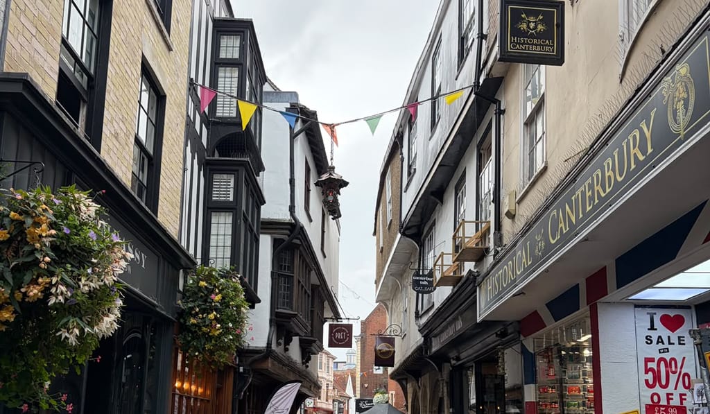 Calle medieval de Canterbury